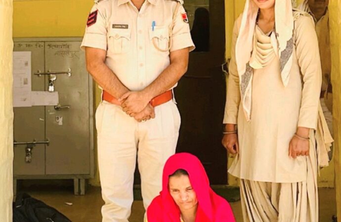 15 हजार रूपयें ईनामी महिला आरोपी को किया गिरफ्तार