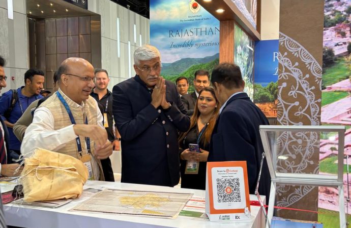 केन्द्रीय पर्यटन मंत्री ने अरेबियन ट्रैवल मार्केट में राजस्थान पर्यटन स्टैंड का किया उद्घाटन