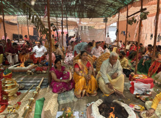 दैव प्रतिमाओं की विधि-विधान से हुई प्रतिष्ठा