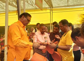 गोविंद देवजी मंदिर में श्रद्धालुओं को बांटे परिंडे