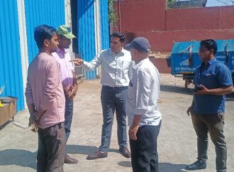 सफाई व्यवस्था का औचक निरीक्षण