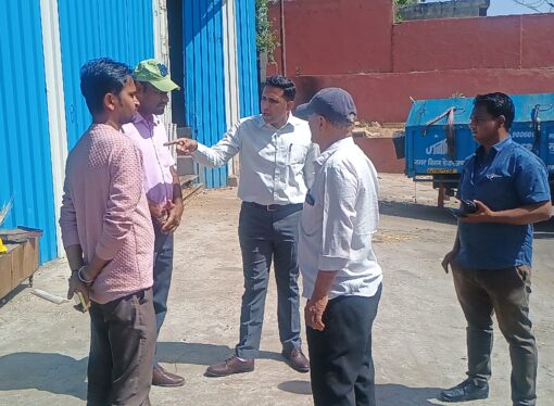 सफाई व्यवस्था का औचक निरीक्षण