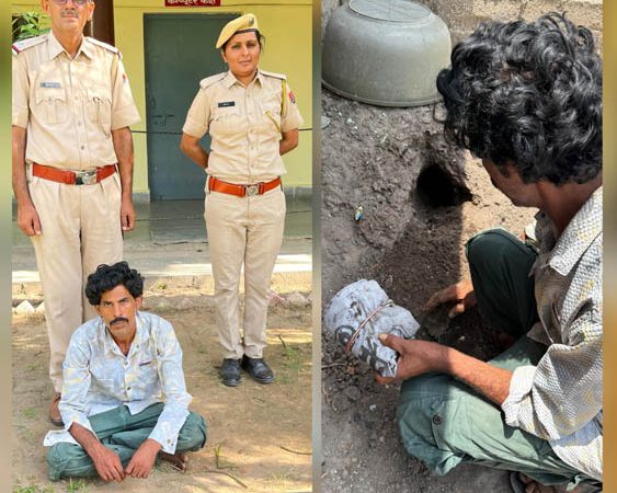जालोर में थाना भीनमाल द्वारा ‘‘ऑपरेशन खुलासा’’ के तहत चोरी के प्रकरण का खुलासा