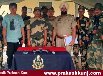 अमृतसर सीमा पर पिस्तौल के पुर्जे और दो ड्रोन बरामद