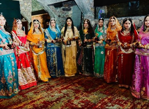 रैम्प पर राजपूती डे्रस में मॉडल्स ने राजस्थानी लोक परंपरा और संस्कृति के बिखेरे रंग