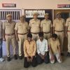 हत्या के मामले में वांछित तीन इनामी आरोपी गिरफ्तार