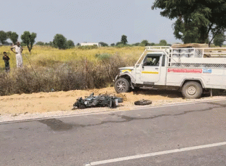 बोलेरो की टक्कर से एक युवक की मौत, एक घायल