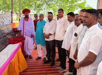 पंचायती राज राज्यमंत्री ने लगातार चौथे दिन 5 ग्राम पंचायतों में विभिन्न विकास कार्यो का लोकार्पण एवं शिलान्यास