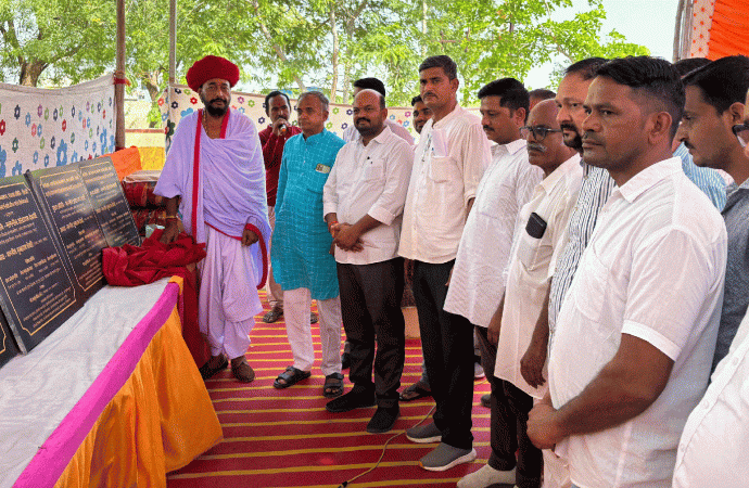 पंचायती राज राज्यमंत्री ने लगातार चौथे दिन 5 ग्राम पंचायतों में विभिन्न विकास कार्यो का लोकार्पण एवं शिलान्यास