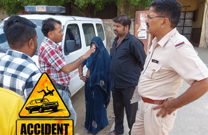 दौसा में सड़क दुर्घटना में दो लोगों की मौत