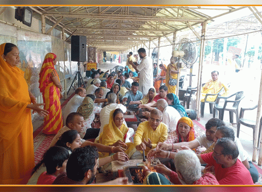गोविंद देवजी मंदिर में साधना संकल्प गायत्री महायज्ञ सम्पन्न