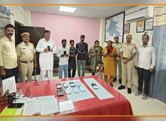 अनूपगढ़ पुलिस ने 3 लाख रूपए के गुम हुए 16 मोबाइल फोन किए बरामद