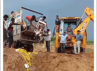 मत्स्य विभाग के निरीक्षण दल ने 1200 किलो मछलियों से भरी पिकअप को किया जब्त