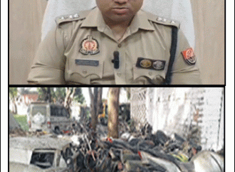 ज़ब्त वाहनों पर झाड़ उग जाने से कबाड़खाने में तब्दील थाना परिसर