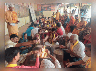 गोविंद देव जी मंदिर में बलिवैश्व गायत्री महायज्ञ का सम्पन्न