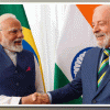 भारत-ब्राजील हर क्षेत्र में सहयोग सुदृढ़ कर द्विपक्षीय व्यापार को 20 अरब डॉलर पहुंचायेंगे: मोदी