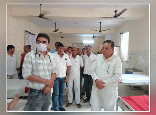 संसदीय कार्य मंत्री ने सालावास उप जिला अस्पताल का किया औचक निरीक्षण – स्वास्थ्य सेवाएं की निर्बाध एवं समुचित उपलब्धता के लिए चिकित्सा संस्थानों का किया जा रहा निरीक्षण