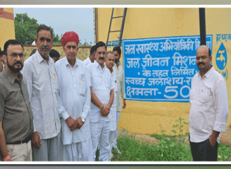 केन्द्रीय इस्पात एवं भारी उद्योग मंत्री ने सिरोही जिले में प्रगतिरथ विभिन्न विकास कार्यों का किया निरीक्षण