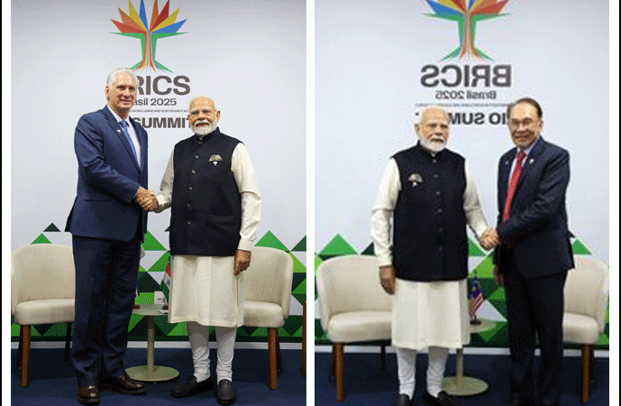 मोदी ने ब्रिक्स शिखर सम्मेलन में क्यूबा, मलेशिया, वियतनाम, अन्य नेताओं के साथ द्विपक्षीय बैठकें कीं