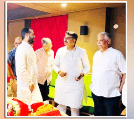 अमीन पठान ने ज्वलंत मुद्दों पर पार्टी नेताओं से की चर्चा