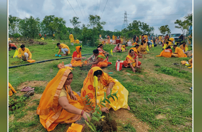 गायत्री परिवार गुरू पूर्णिमा से जन्माष्टमी तक चलाएगा वृहद वृक्षारोपण अभियान