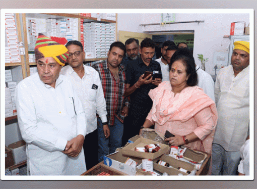 संसदीय कार्य मंत्री ने जोधपुर के कुड़ी भगतासनी सामुदायिक स्वास्थ्य केंद्र का औचक निरीक्षण किया— जनता को बेहतर स्वास्थ्य सुविधाएं मिले –  पटेल