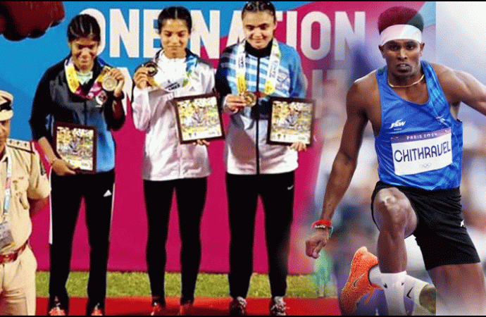 प्रवीण चित्रवेल ने पुरुष ट्रिपल जंप और सीमा ने 5000 मीटर दौड़ में जीता रजत पदक
